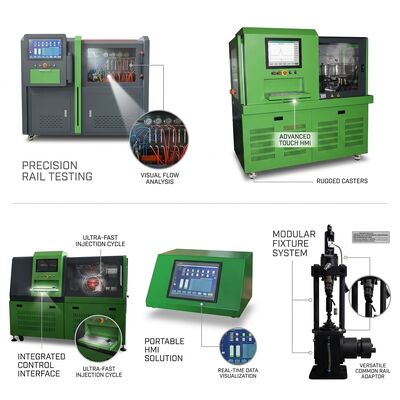 Banco de ensaio de bomba Common Rail modular e personalizável com aquisição de dados por PC e pressão máxima de ensaio de 3000 bar