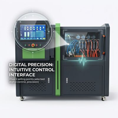 Bancada de Teste de Bomba Common Rail Dupla CRP-Duo Plus com Motor de 11Kw e 2500 Bar de Pressão e Impressora de Relatórios Automatizada