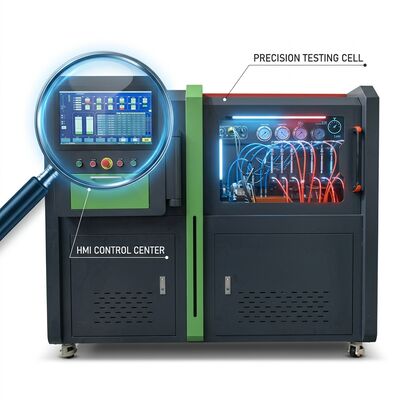 CRP-Compact Portable Common Rail Pump Test Bench com 1800 Bar Pressure, 3Kw Single Phase 220V Motor e 85kg Mobile Design