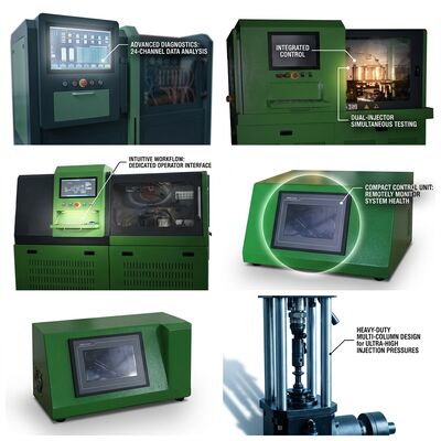 CRP-Compact Portable Common Rail Pump Test Bench com 1800 Bar Pressure, 3Kw Single Phase 220V Motor e 85kg Mobile Design